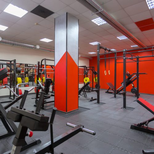 Equipments in the gym